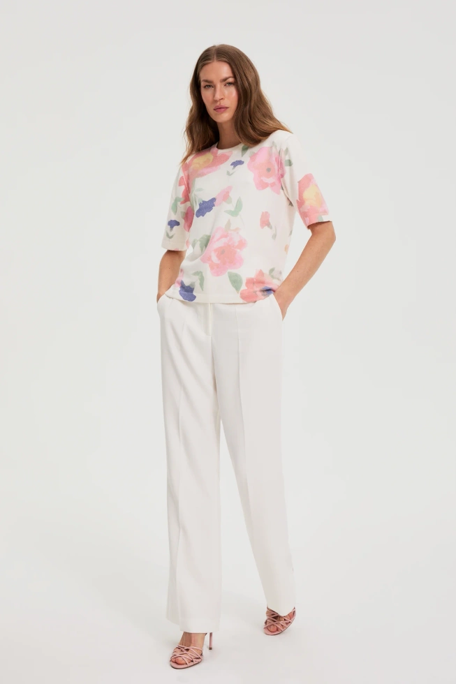 WOMEN'S SWEATER L-SW-4909 MULTICOLOUR