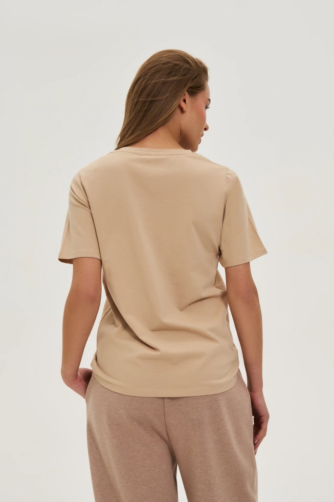WOMEN'S TSHIRT Z-TS-4804 BEIGE