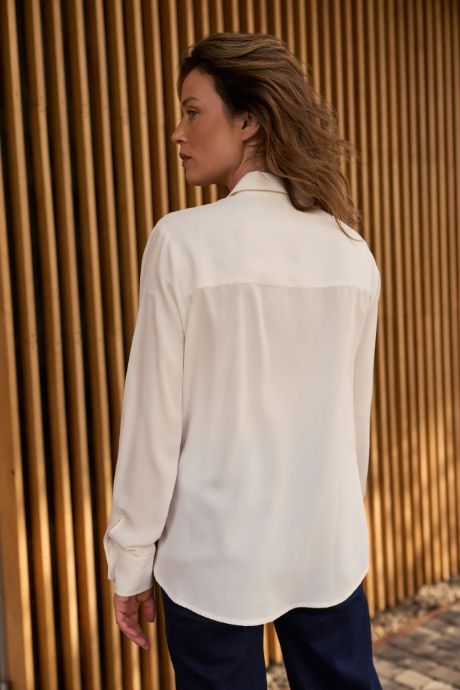 WOMEN'S SHIRT Z-KO-4817 OFF WHITE