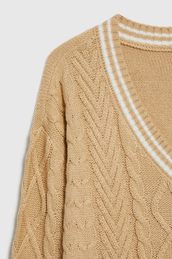 SWETER DAMSKI Z-SW-4828 BEIGE-pakiet