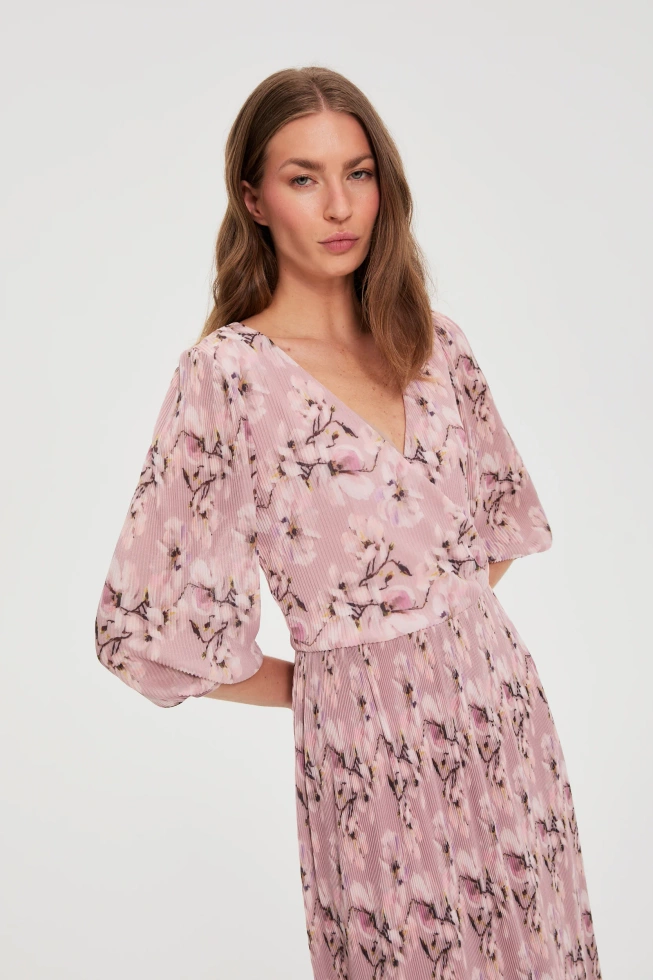 SUKIENKA DAMSKA L-SU-4922 DUSTY PINK