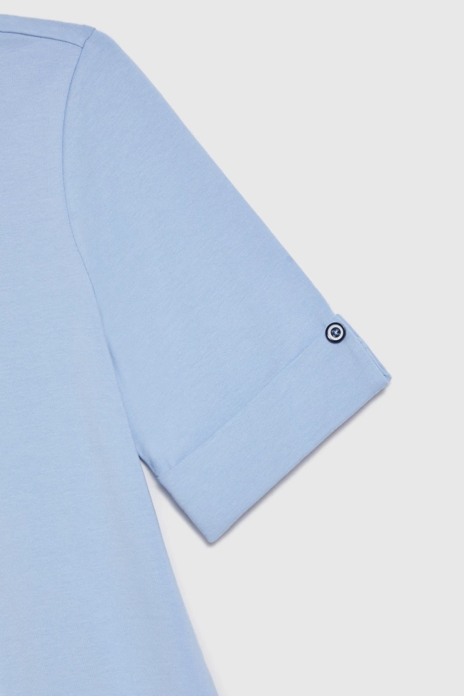 WOMEN'S TSHIRT L-TS-4910 L.BLUE-set