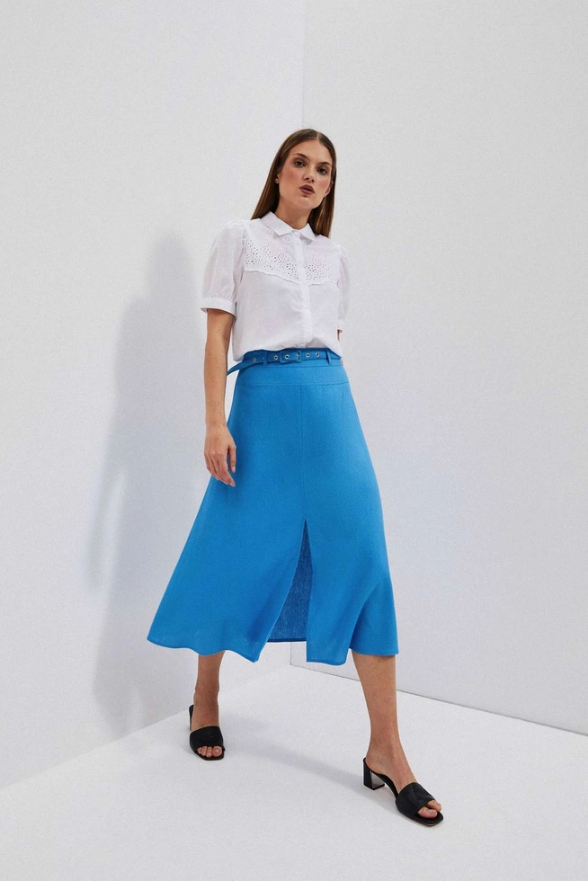 SPÓDNICA DAMSKA L-SC-4020 FRESH BLUE