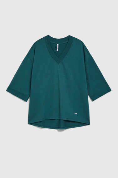 WOMEN'S SWEATSHIRT L-BL-4609 D.GREEN