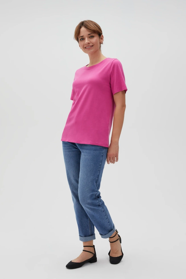 WOMEN'S TSHIRT L-TS-4624 FUCHSIA