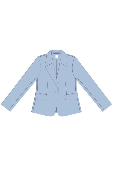 WOMEN'S JACKETS L-MR-4608 L.BLUE-set