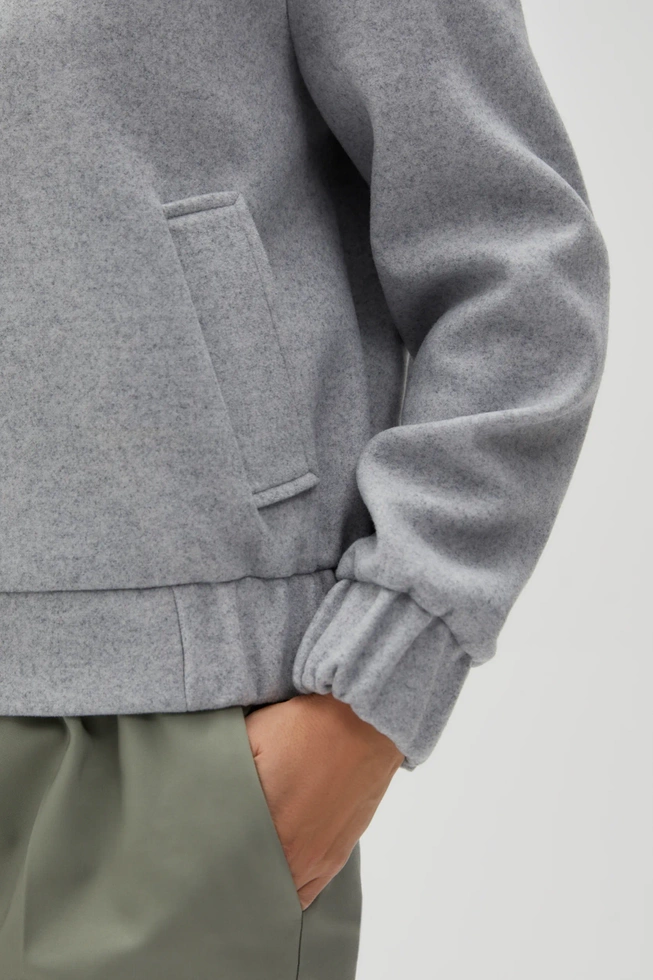 WOMEN'S JACKETS L-KU-4616 GREY MEL