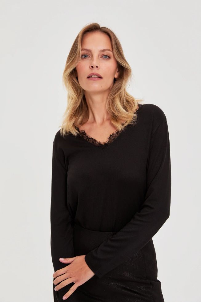 SWETER DAMSKI Z-SW-4814 BLACK-pakiet