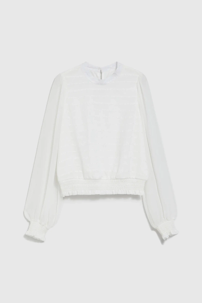 WOMEN'S SHIRT Z-KO-4534 OFF WHITE