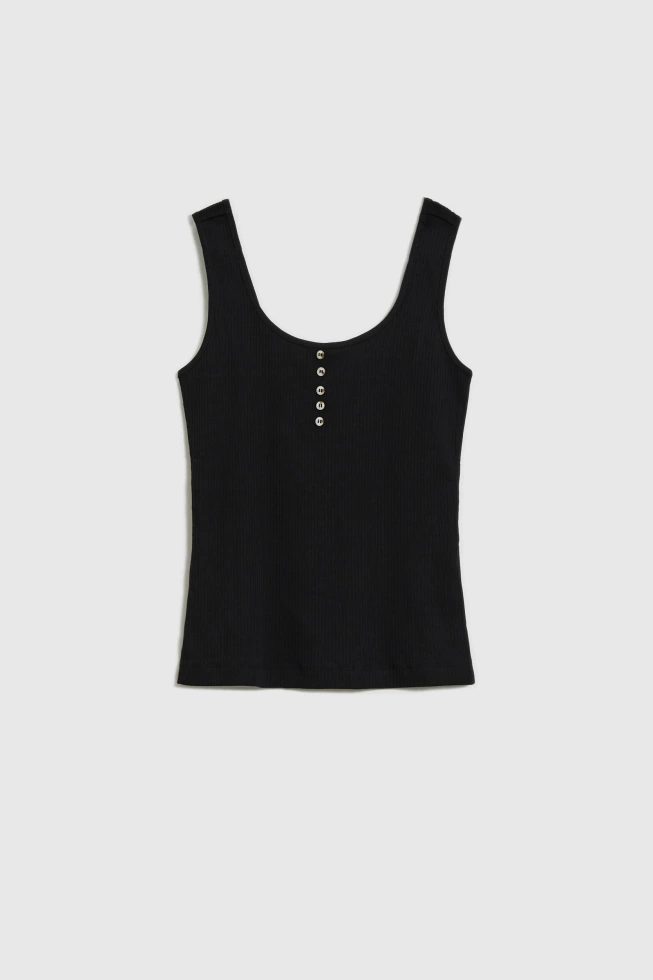 WOMEN'S TOP L-TS-4686 BLACK