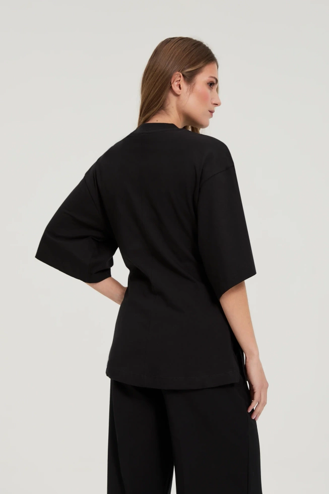 KOSZULKA DAMSKA L-TS-4903 BLACK