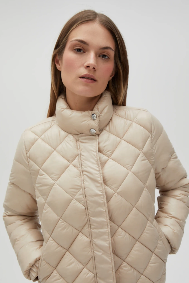 WOMEN'S JACKETS L-KU-4606 L.BEIGE