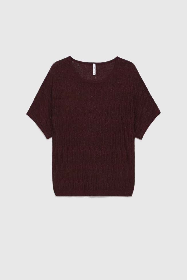 WOMEN'S SWEATER Z-SW-4866 BURGUNDY