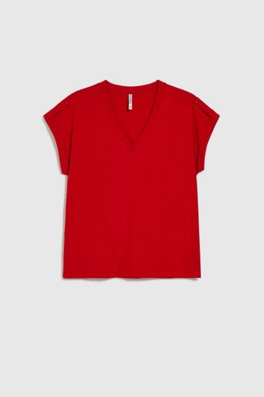 WOMEN'S TSHIRT L-TS-4621 RED