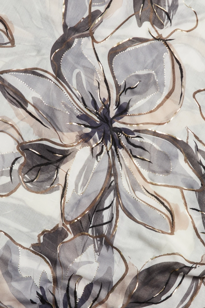 WOMEN'S SCARF L-SZ-4932 GREY-set