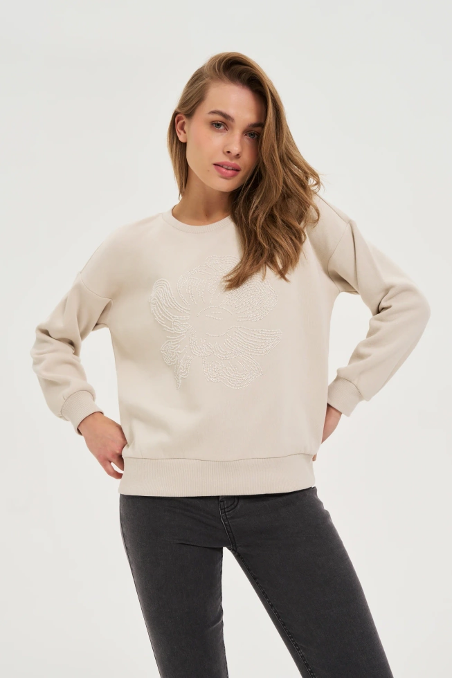 BLUZA DAMSKA Z-BL-4816 L.BEIGE