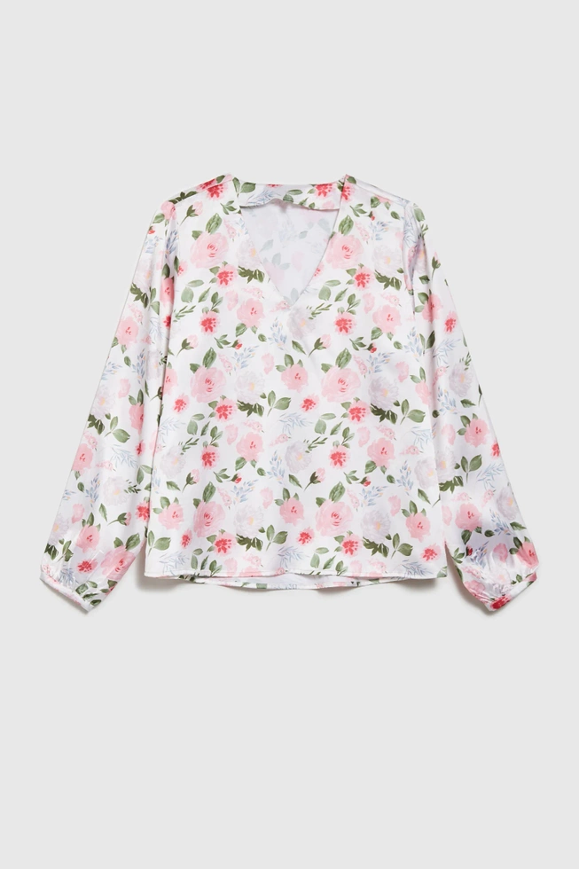 KOSZULA DAMSKA L-KO-4633 OFF WHITE-pakiet