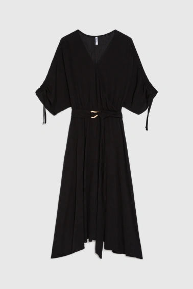 WOMEN'S DRESS L-SU-4943 BLACK