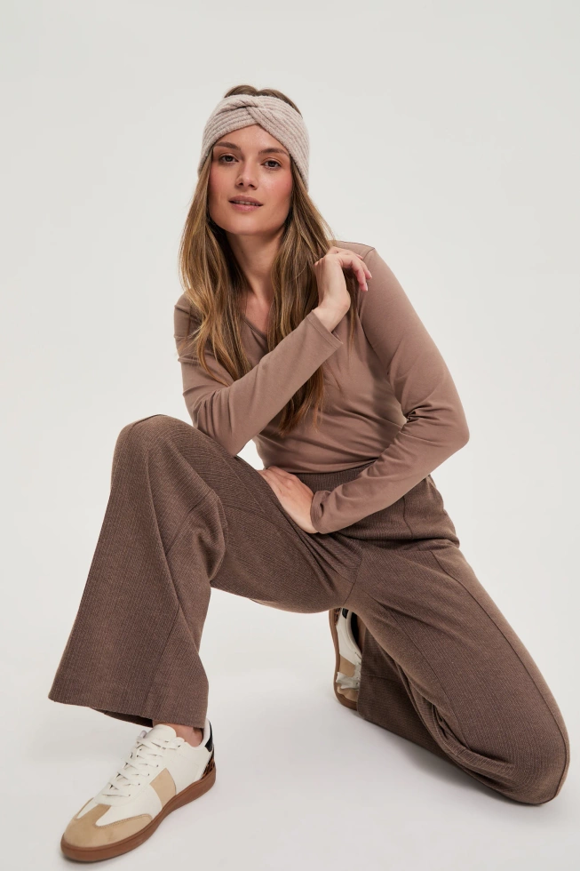 SPODNIE DAMSKIE Z-SP-4811 BROWN
