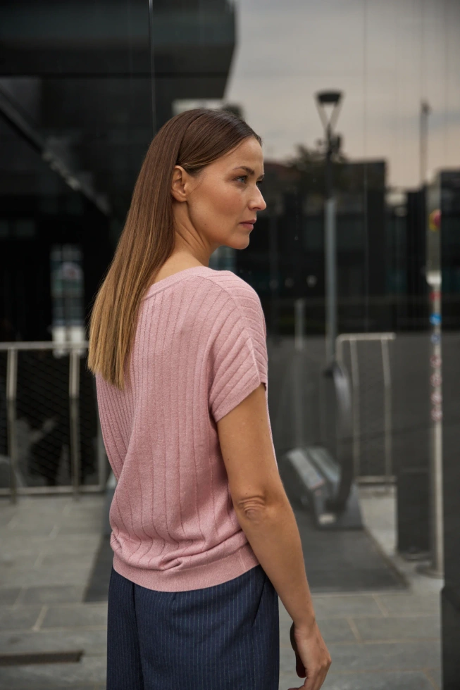 SWETER DAMSKI L-SW-4902 L.PINK-pakiet