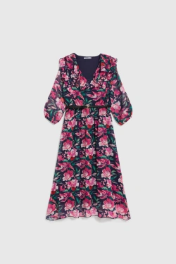 WOMEN'S DRESS L-SU-4917 NAVY