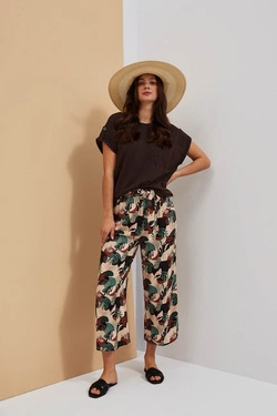 LADIES PANTS L-SP-4016 D.BEIGE