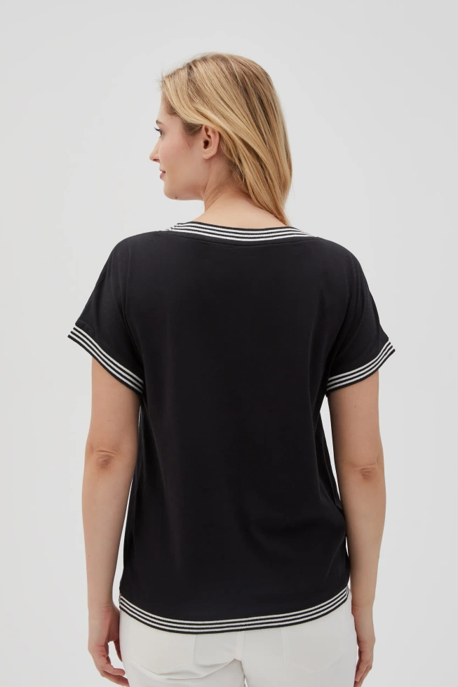 KOSZULKA DAMSKA L-TS-4637 BLACK