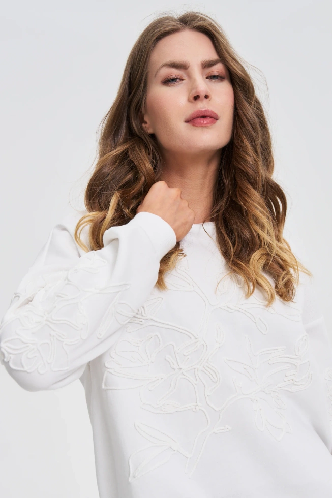 BLUZA DAMSKA Z-BL-4817 OFF WHITE
