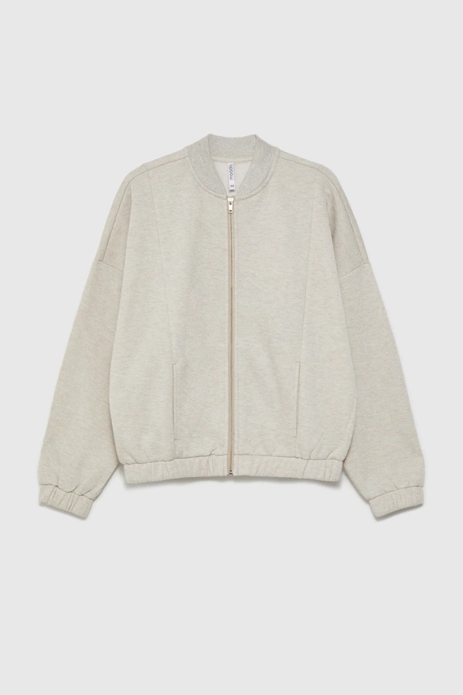 WOMEN'S SWEATSHIRT Z-BL-4502 L.BEIGE MEL