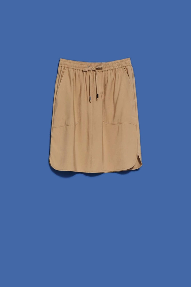 SPÓDNICA DAMSKA L-SC-4007 D.BEIGE