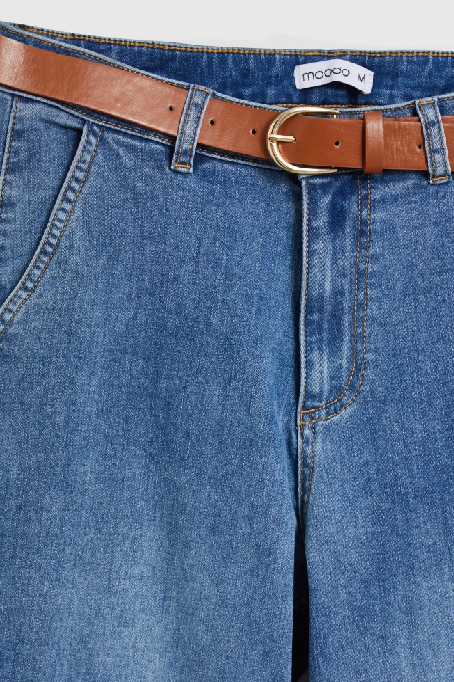 WOMEN'S JEANS L-JE-4904 BLUE