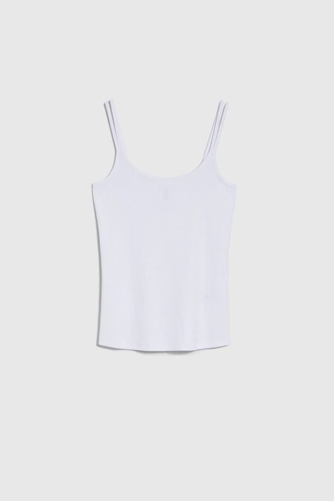 WOMEN'S TOP L-TS-4679 WHITE