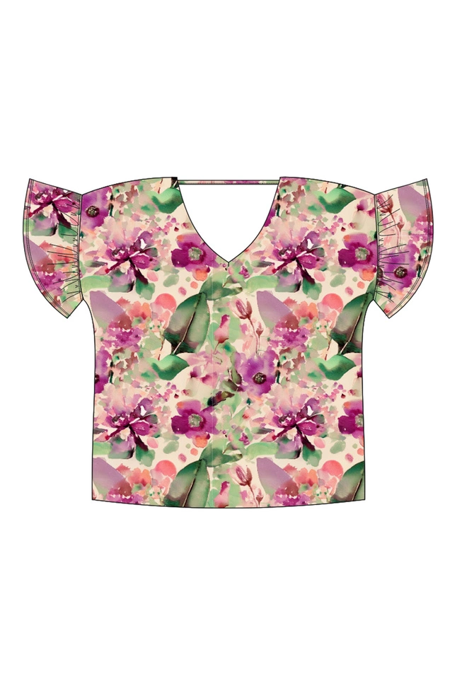 WOMEN'S TSHIRT L-TS-5001 L.BEIGE-set