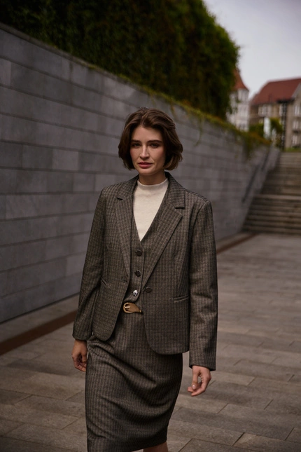 MARYNARKA DAMSKA Z-MR-4803 BEIGE