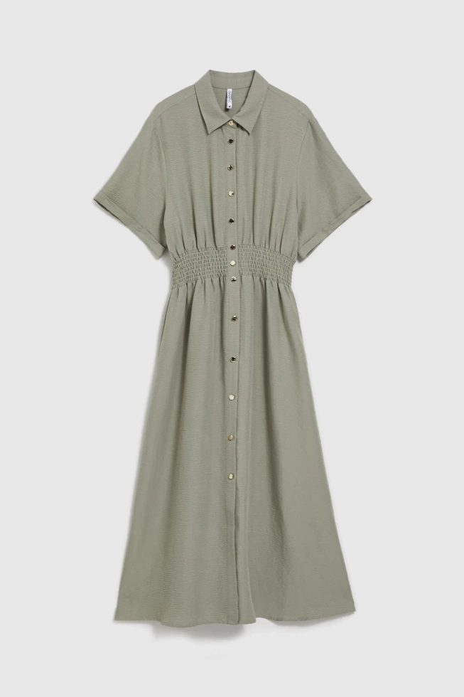 WOMEN'S DRESS L-SU-4614 OLIVE