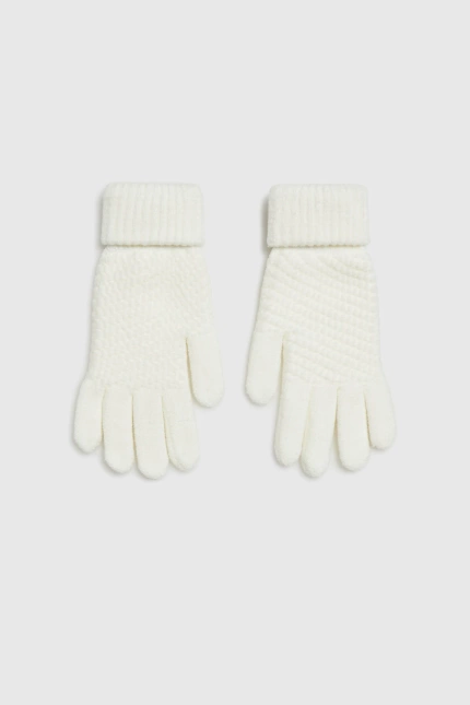 RĘKAWICZKI DAMSKIE Z-RE-4811 OFF WHITE