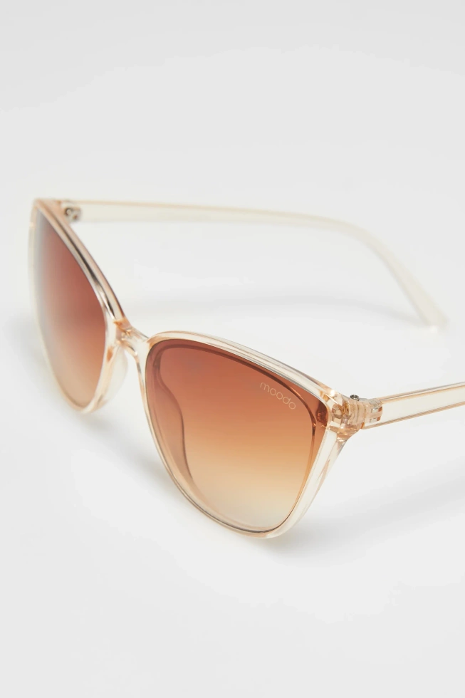 WOMEN'S GLASSES L-OK-4602 L.BROWN