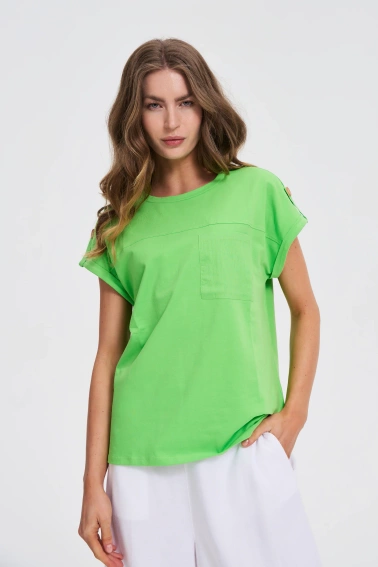 WOMEN'S TSHIRT L-TS-4706 L.GREEN