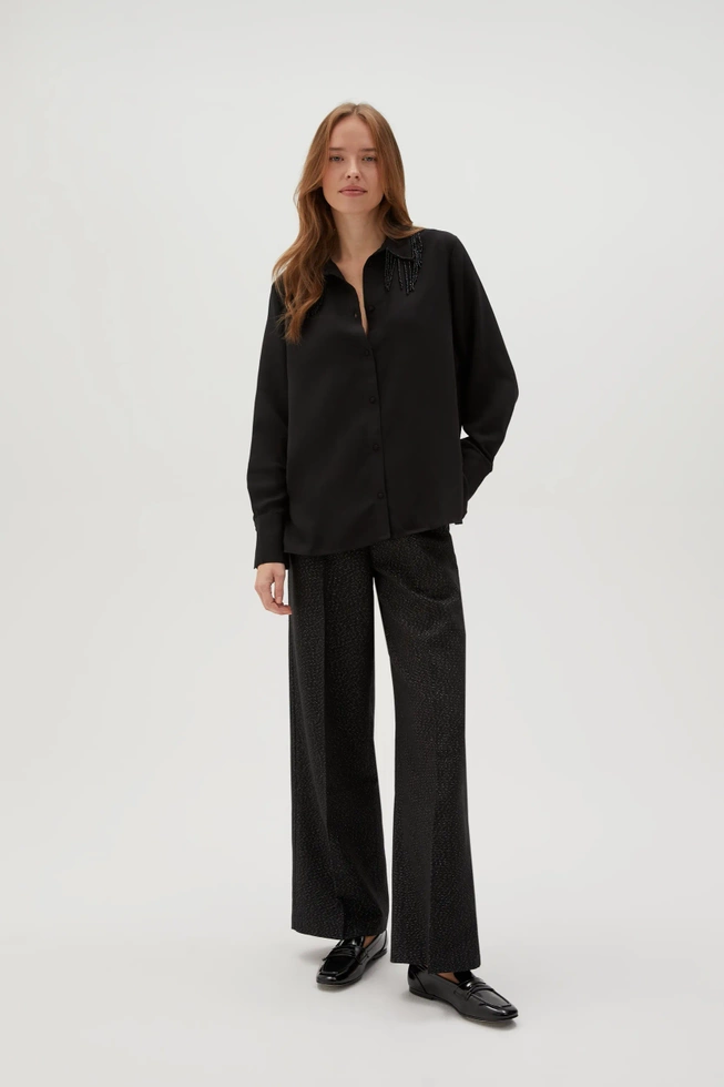 WOMEN'S SHIRT Z-KO-4536 BLACK-set