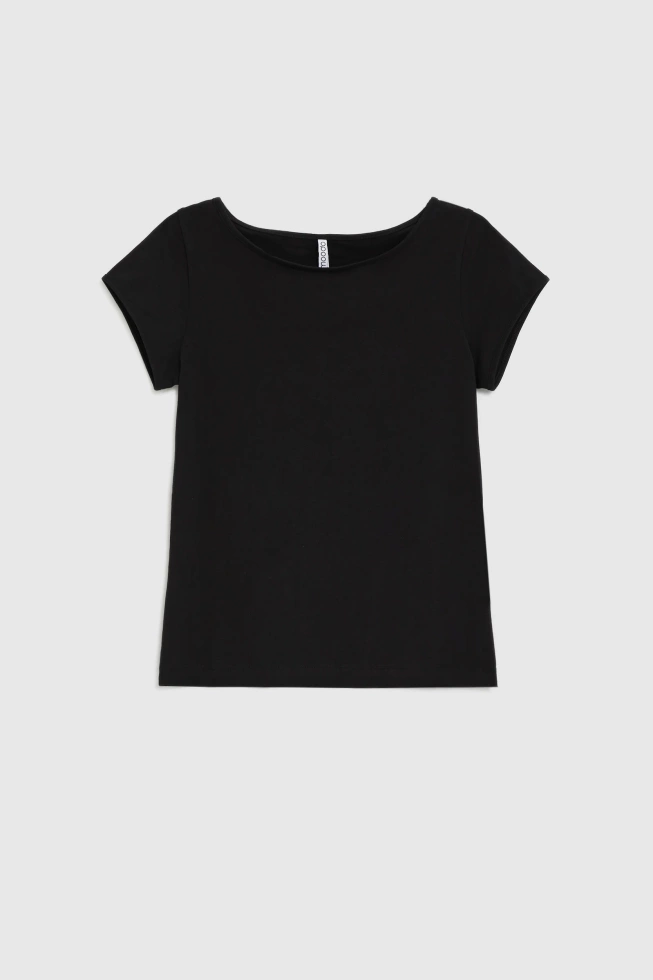 WOMEN'S TSHIRT L-TS-4952 BLACK