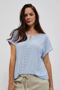 LADIES TSHIRT L-TS-4034 PALE BLUE