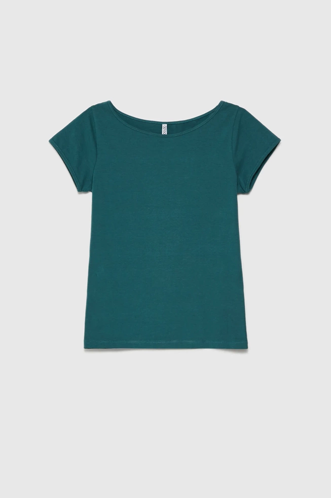 WOMEN'S TSHIRT L-TS-4622 D.GREEN-set