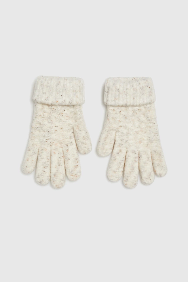 WOMEN'S GLOVES Z-RE-4501 OFF WHITE