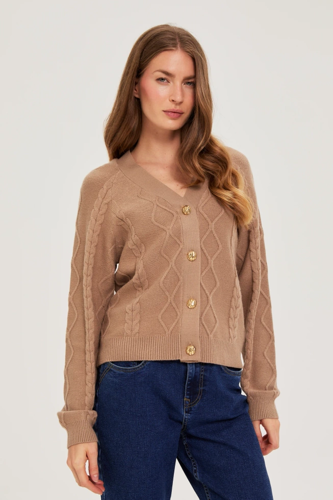 WOMEN'S SWEATER Z-SW-4825 COFFEE-set