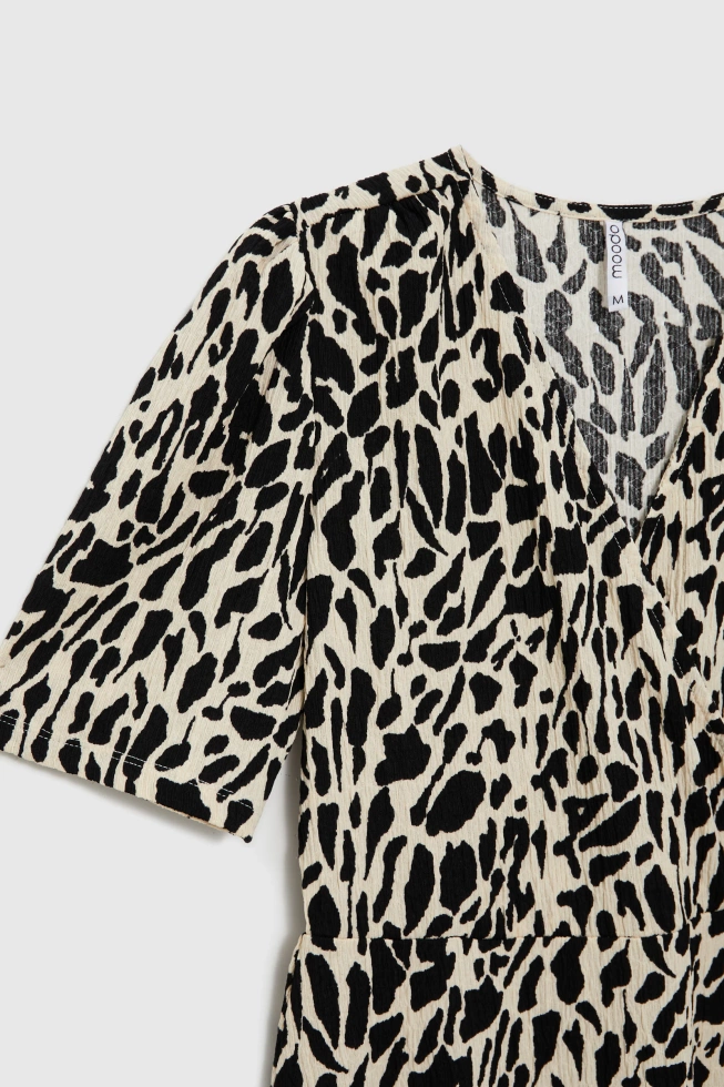 SUKIENKA DAMSKA L-SU-4910 CREAM-pakiet