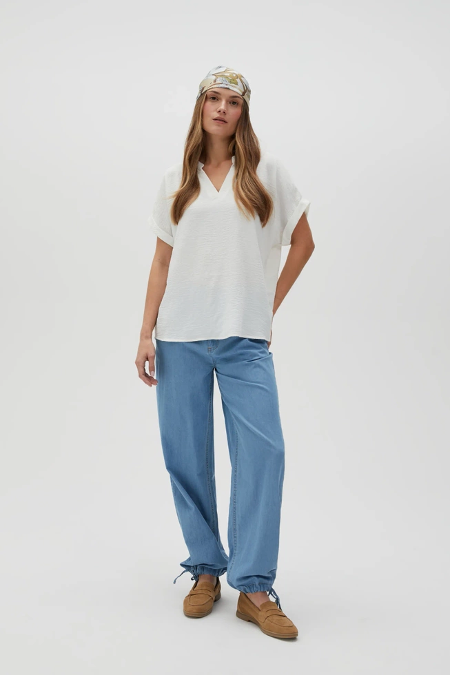 WOMEN'S SHIRT L-KO-4623 OFF WHITE