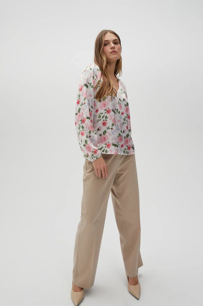 KOSZULA DAMSKA L-KO-4633 OFF WHITE-pakiet