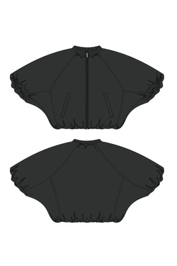 KURTKA DAMSKA L-KU-4918 BLACK