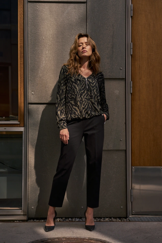 WOMEN'S SHIRT Z-KO-4821 D.OLIVE