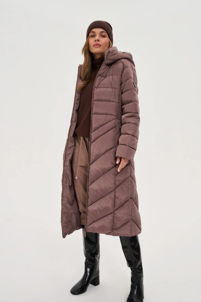 WOMEN'S JACKETS Z-KU-4811 COFFEE